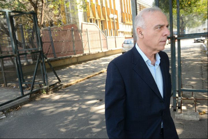 El ex titular del OCCOVI Claudio Ubert en los tribunales de Comodoro Py.