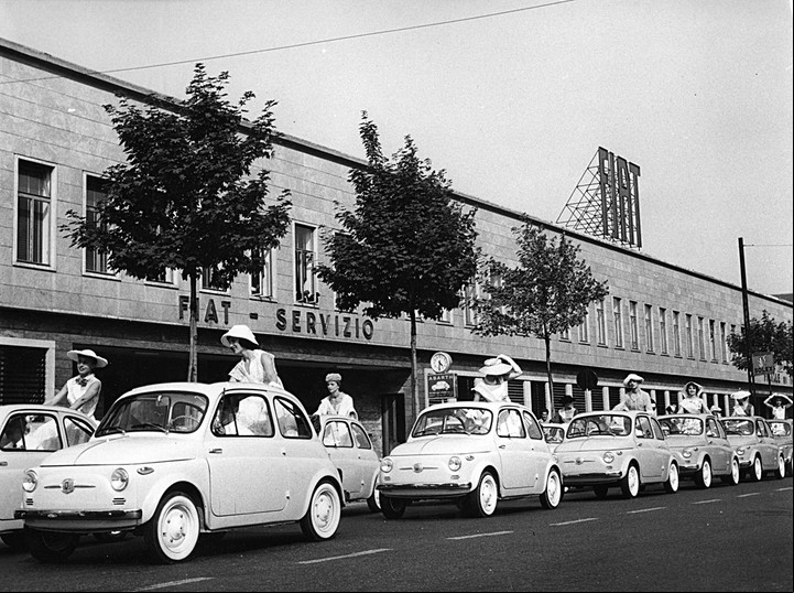 Clásico de clásicos, el Fiat 500.