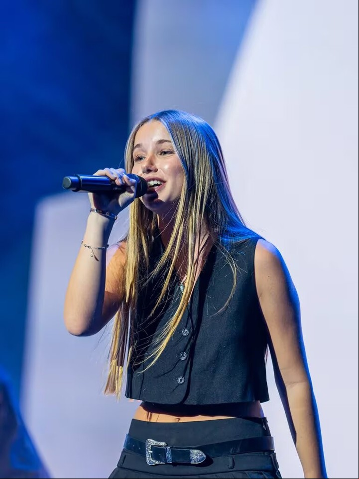 Taína Gravier, la hija de Valeria Mazza, debutó como cantante en el Starlite Festival. Foto: Instagram