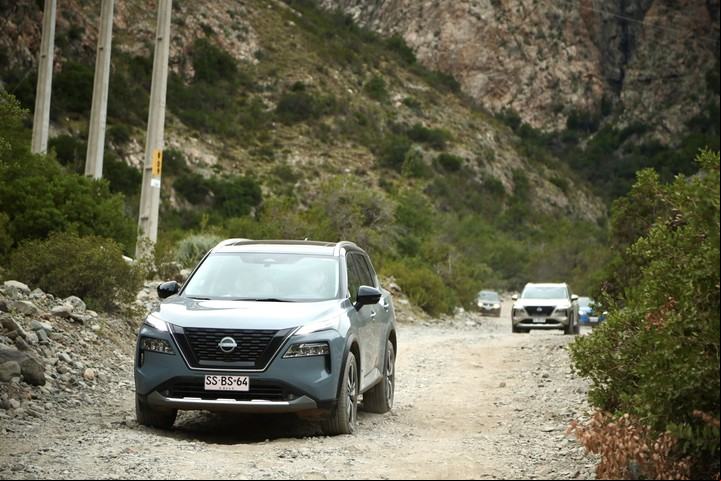 La experiencia de manejo con el Nissan X-Trail e-Power fue al sur de Santiago de Chile.