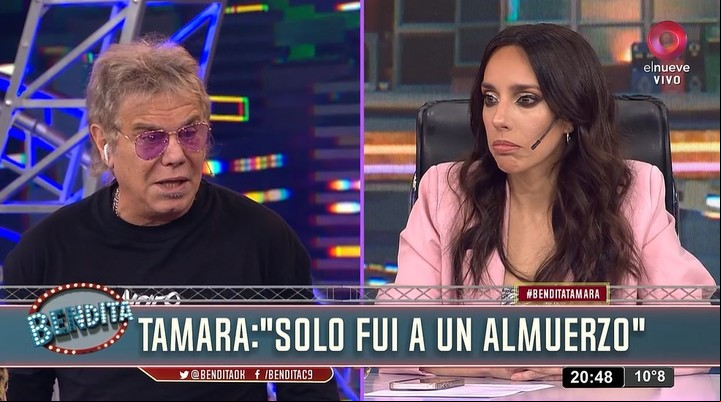 Tamara Pettinato se mostró tensa e incómoda a la hora de hablar sobre el vínculo de confianza que mantenía con el ex mandatario de la Nación.