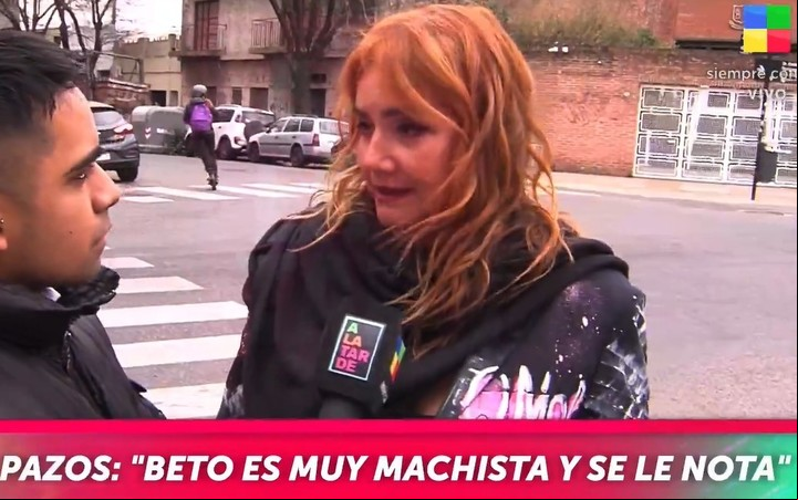 Nancy Pazos, lapidaria contra Beto Casella. Captura TV.