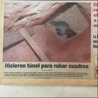 En Paraguay, un túnel para robar a Tintoretto, Murillo y Courbet
