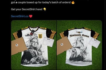 La camiseta retro de un club del ascenso que es furor en Europa