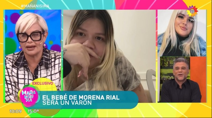 A pocas semanas de ser mamá por segunda vez, Morena Rial habló sobre su embarazo. | Foto: El Trece
