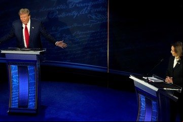 Donald Trump explicó por qué dijo que Kamala Harris no era negra y ella le contestó en vivo: "Usa la raza para dividir al pueblo"