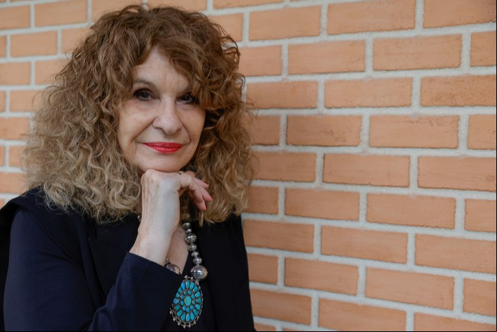 La nicaragüense Gioconda Belli presenta en rueda de prensa su nueva novela 'Un silencio lleno de murmullos' en Madrid. EFE/ Zipi Aragon