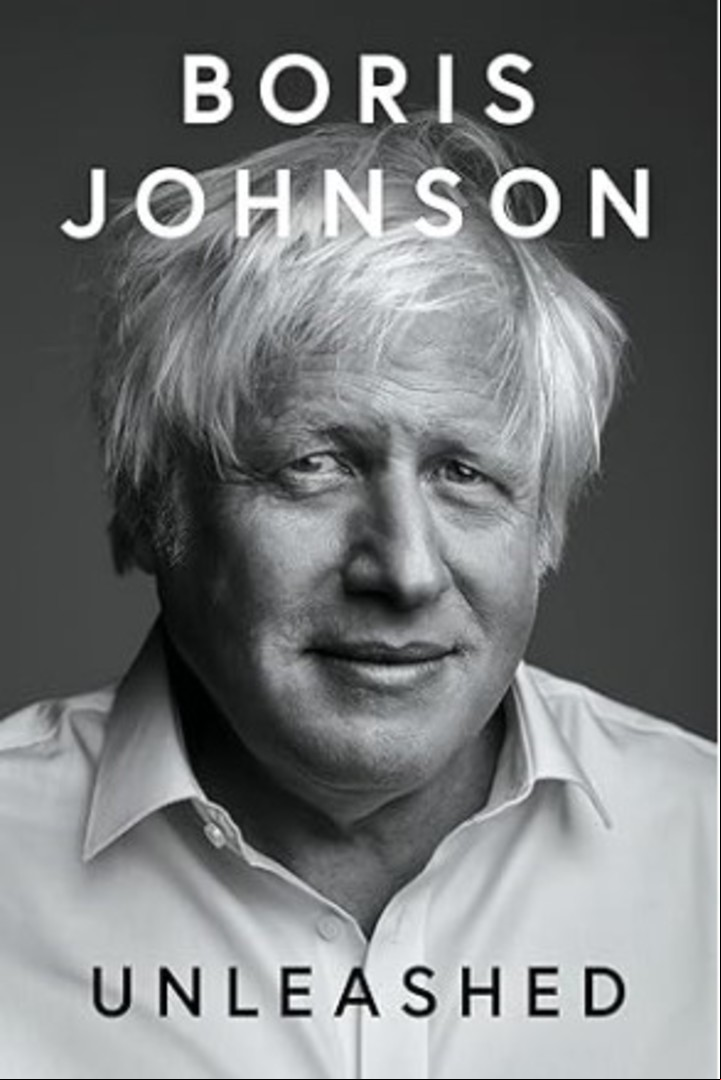 La portada del libro de memorias de Boris Johnson "Unleashed". Foto: amazon.com
