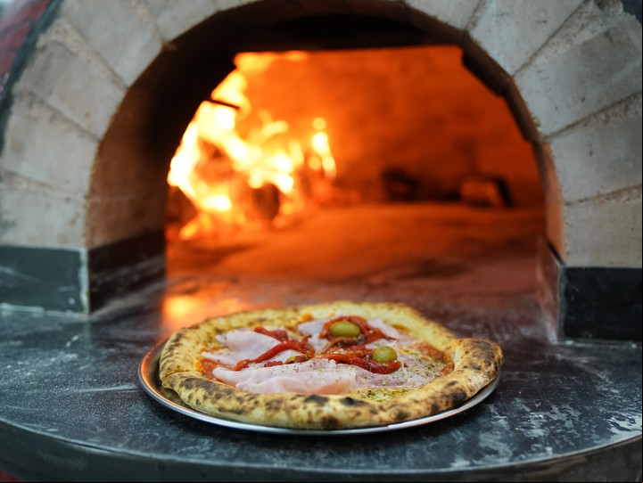La pizza de La Casa Blanca de Habana. Foto: Emmanuel Fernández.