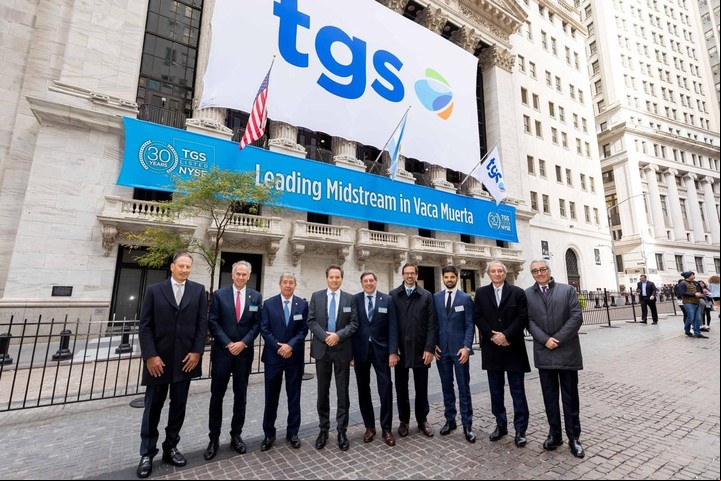 Transportadora de Gas del Sur (TGS) cumple 30 años en Nueva York. Foto: TGS.