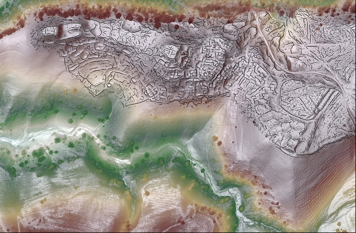Las antiguas ciudades desenterradas, Tashbulak y Tugunbulak, sugieren que las rutas comerciales a lo largo de la Ruta de la Seda eran mucho más complejas de lo que se creía. Foto: SAIElab, J. Berner, M. Frachetti vía The New York Times.