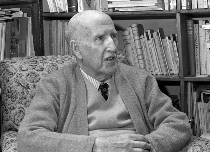 El poeta y premio Nobel de Literatura Vicente Aleixandre. Archivo Clarín.