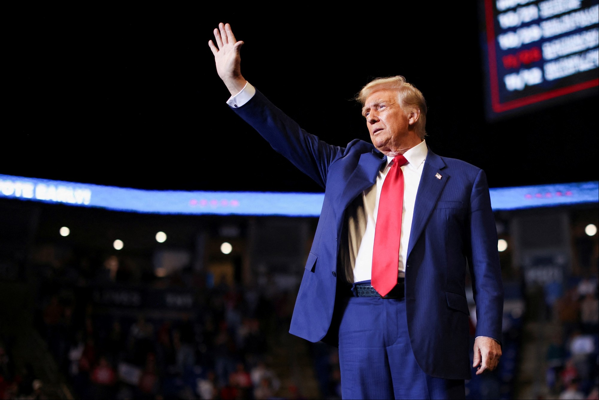 Donald Trump en campaña presidencial. Foto: Reuters