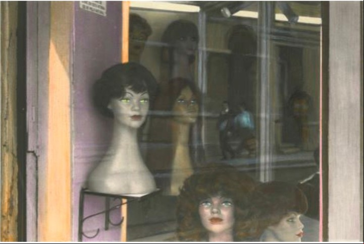 Es de pelo natural (1980) de Leonora Vicuña en Carrusel de Melancolías. Foto: gentileza Fundación Larivière.