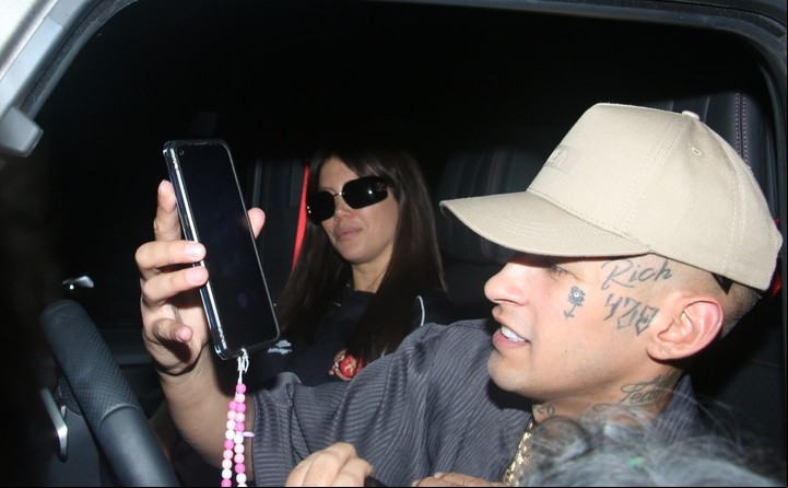 L-Gante y Wanda Nara blanquearon su romance. Foto: Movilpress.
