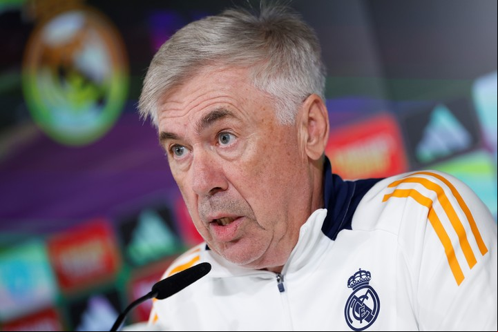 Ancelotti dio una entrevista a la revista Football. EFE/ Mariscal