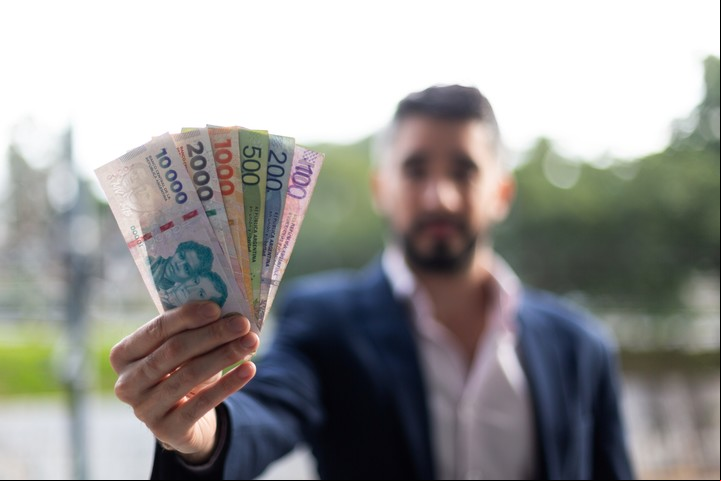 Billetes, pesos argentinos