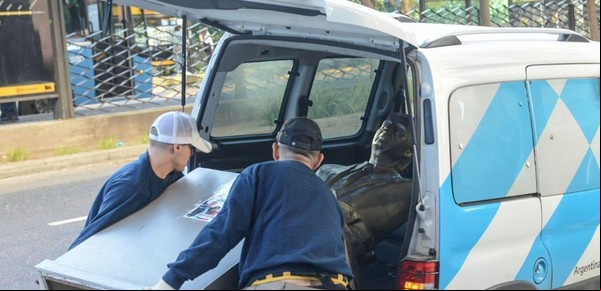 El Gobierno retiró el busto de Néstor Kirchner que estaba en las oficinas de la ANSeS