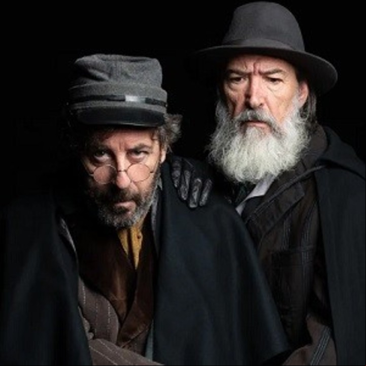 Antonio Molero y Ginés García Millán protagonistas de "Luces de bohemia", en la versión dirigida por Eduardo Vasco.