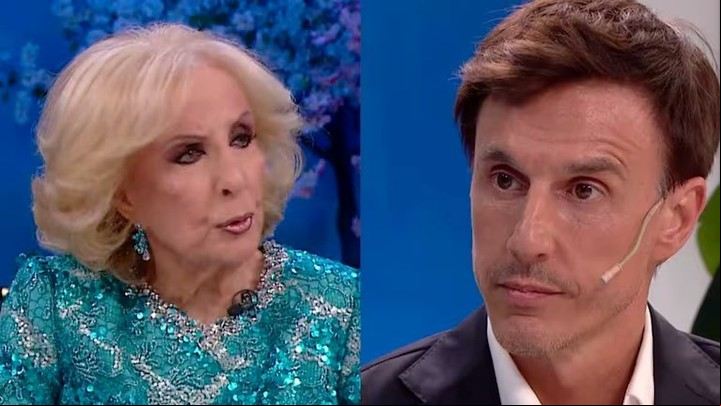 Fuerte cruce entre Mirtha Legrand y Roberto Moritán: le permitió a ella subir al segundo puesto del día, pero no obtuvo las respuestas que quería.