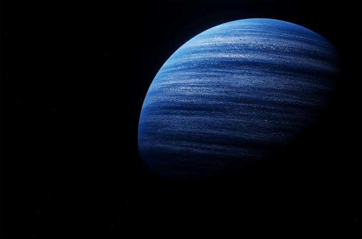 Neptuno es el planeta que simboliza la fantasía, la religión y lo intangible. Foto: ilustración Shutterstock