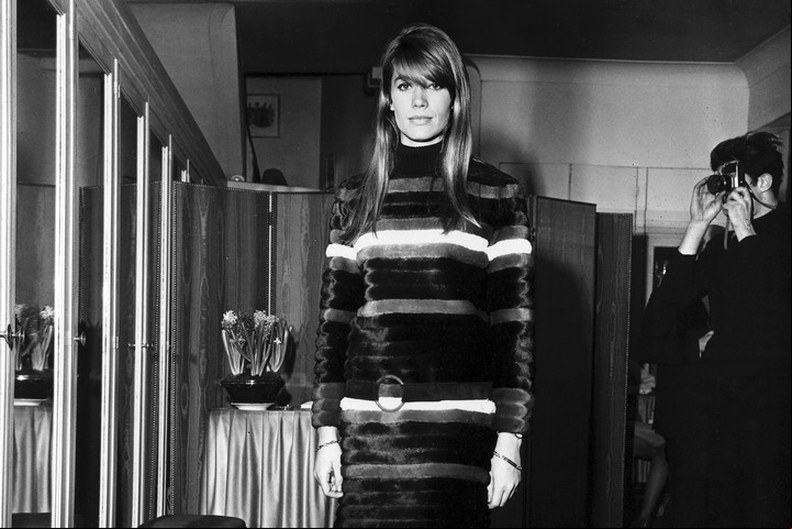 La cantante y actriz Francoise Hardy en 1967. Foto: AP