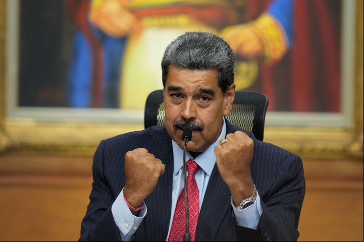 El presidente venezolano Nicolás Maduro. Foto AP.