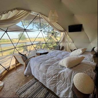 En Córdoba, la Patagonia o Buenos Aires, 5 glampings para disfrutar en vacaciones