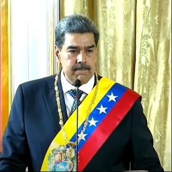 Nicolás Maduro calificó a Javier Milei de "nazi sionista y sádico social" en el discurso de asunción a la presidencia de Venezuela