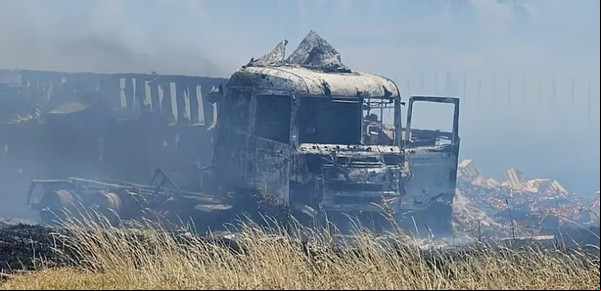 Triple choque de camiones en el sur de Córdoba: un muerto y dos heridos