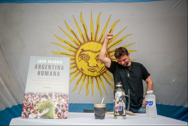 Grabois en Mar del Plata en Centro Cultural y Deportivo “Luz Fuerza”.
Foto. Diego Izquierdo