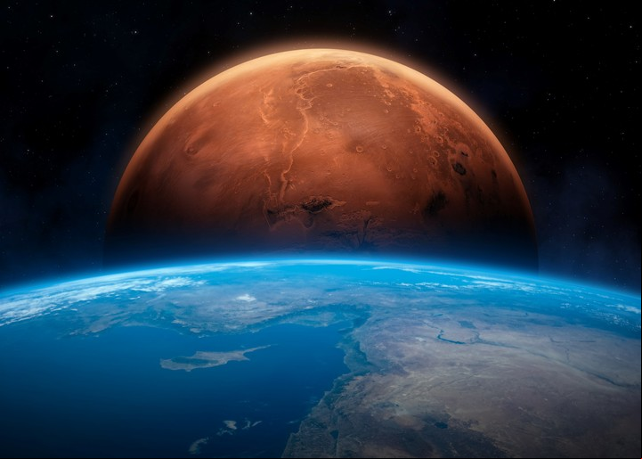 Alineación planetaria de enero 2025. Foto: Shutterstock.