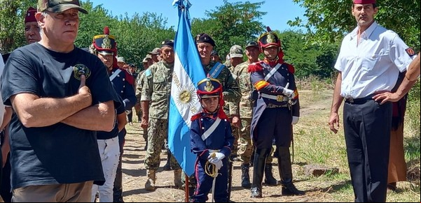 Igual que San Martín: acamparon en el mismo lugar que el Libertador antes del combate de San Lorenzo