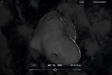 Un asteroide podría impactar contra la Tierra con una potencia igual a 1.000 bombas atómicas