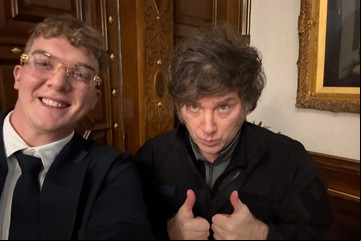 Quién es Hayden Mark Davis, el enigmático empresario de blockchain que visitó a Milei en la Casa Rosada 
