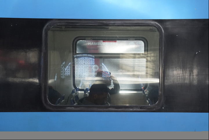 Paro nacional de trenes. Foto: Clarín.