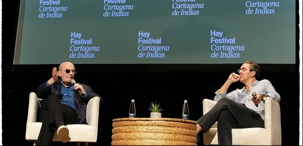 Salman Rushdie en el Hay Festival: "La buena suerte es que todavía tengo mi cerebro; la mala es si al público no le gustan mis libros"