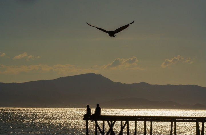 Atardecer en este barrio de Florianópolis. Foto Ricardo Wolffenbüttel SECOM_Gov Santa Catarina