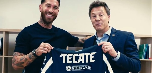 Sergio Ramos, oficializado en el Monterrey de Demichelis: el particular dorsal 'madridista' que eligió y hace llorar a Simeone