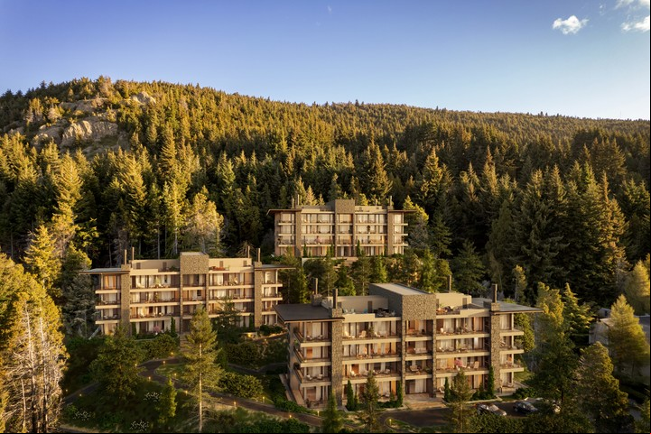 En Bariloche, Alhuen tendrá tres módulos de departamentos.