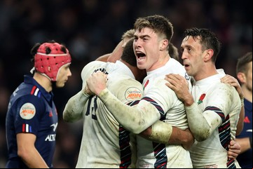 Inglaterra da el golpe en el Seis Naciones: bajó al candidato Francia en un partidazo que se definió con un try en el último minuto