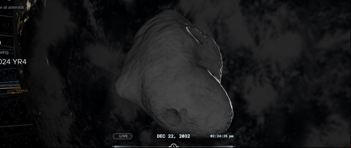 Este es el asteroide que podría impactar contra la Tierra con una potencia igual a 1.000 bombas atómicas (NASA).