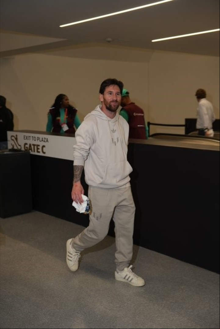 Messi fue a ver el Super Bowl entre Kansas City Chiefs y Philadelphia Eagles. Foto: NFL
