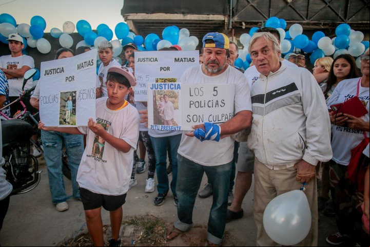 La familia reclama que los cinco policías que participaron del mortal operativo sigan presos. Foto Diego Izquierdo