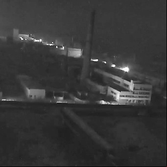 El impresionante momento en que un dron impacta en la central nuclear de Chernobyl