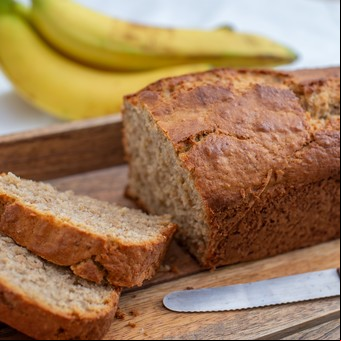 Budín de banana