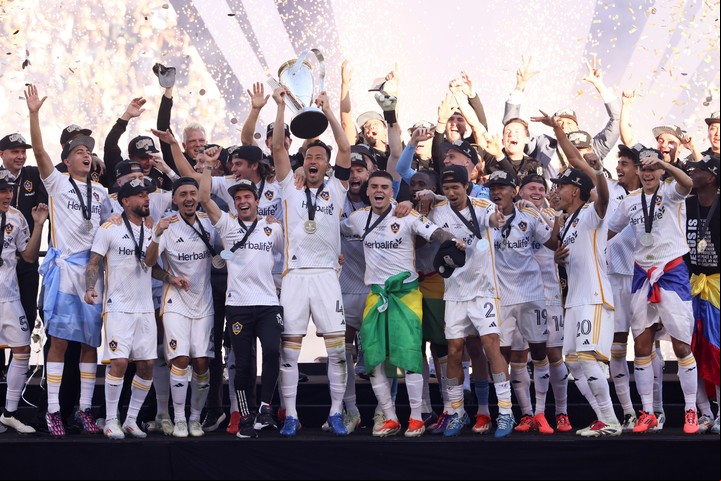 Los Ángeles Galaxy, el campeón de la última edición de la MLS. Foto: AP/Etienne Laurent