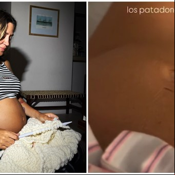 Jimena Barón mostró cómo patea su bebé desde la panza con un increíble video