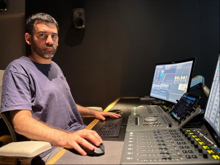 Martín Scaglia. Diseñador de sonido y mezclador de regrabación.