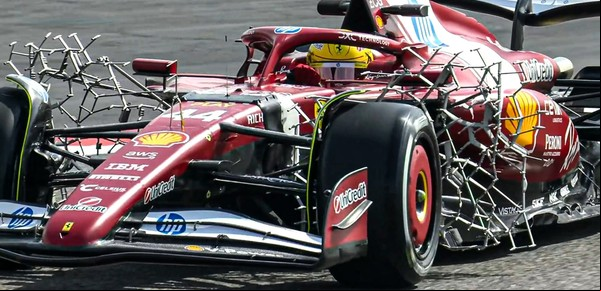 Fórmula 1, tests de Bahréin: del espectacular trompo de Liam Lawson al motivo del "alambre" en las Ferrari de Hamilton y Leclerc